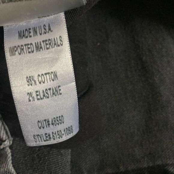 Citizens of Humanity Bowery Straight Standard Slim Sz 38x30 Made in USA Gray - Picture 9 of 11